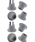 8 Pack Replacement Feet For Shower Chair With Large Base Non Slip Grippy Rubber Caps For Stable Shower Stool And Bathroom Safety Upgrade