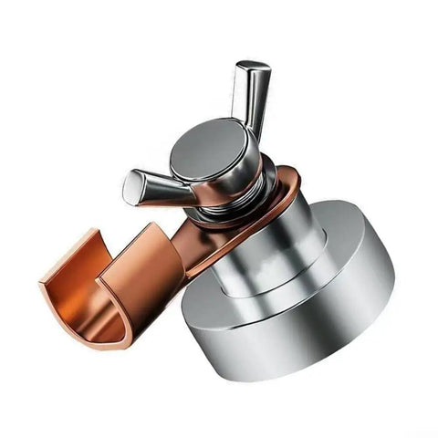 Premium Heavy-Duty Grounding Magnetic Clamp Set For Welding Jobs showing a close-up of the metal clamp with copper finish.