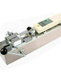 HP-500 Digital Force Gauge 1000N 110V Push-Pull Tester With Test Bench Bracket Fixture And Digital Display For Precise Tensile And Compression Force Measurement, 1% Accuracy, Easy Setup horizontal metal bench with digital gauge
