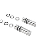 20mm Stainless Steel Bench Dogs Set With Rubber Connectors For T Track Woodworking Tables And Clamps, Arrow Storage Case close-up