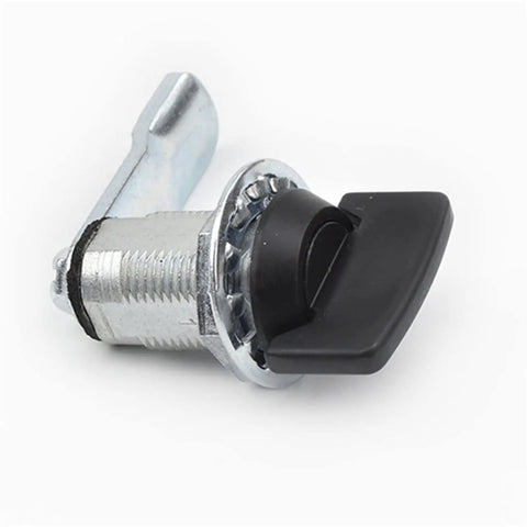 Thumb Operated Offset Cam Lock With T Handle For Machinery Safes And File Cabinets, Zinc Alloy With Black Painted Finish