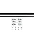 Premium Heavy Duty Mirror Support Brackets Rock Solid Adjustable 60 Inch solid core mounting hardware with brackets and screws.