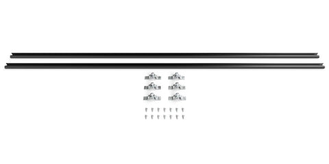 Premium Heavy Duty Mirror Support Brackets Rock Solid Adjustable 60 Inch solid core mounting hardware with brackets and screws.