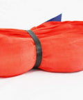 Red sling from 12 Piece Polyester Endless Round Sling Kit For Lifting Rigging Hoist Towing And Wrecker Recovery Heavy Duty Round Slings