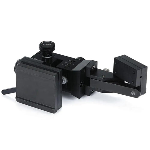 3-Axis Manual Linear Stage with Magnetic Base, adjustable triaxial probe table, showing precision construction for lab use