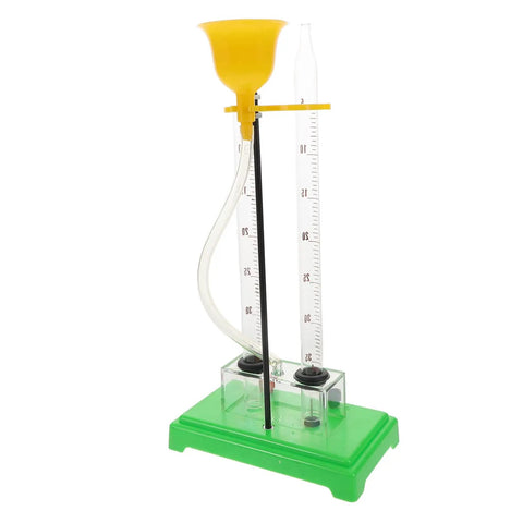 Water Electrolysis Lab Kit For Oxygen Production, Educational Electrolysis Apparatus for Chemistry and Physics Class on green base