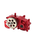 Dope Metal Rear Gearbox Gear Bearing Upgrade For WLtoys 244016 in red with sealed bearing for RC crawlers.