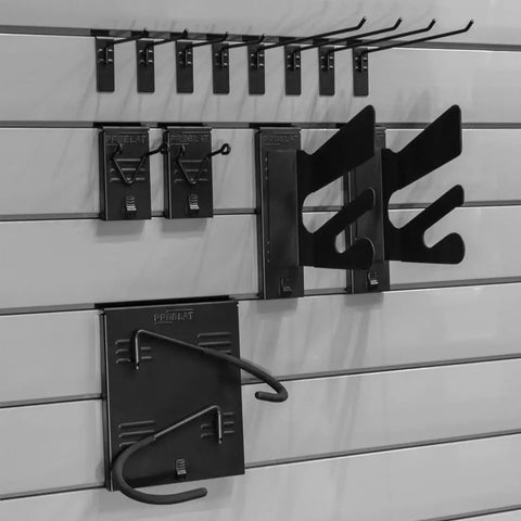 Stealth Sports Bundle Light Grey PVC Slatwall Panels Heavy Duty Retail Display Wall Storage Pro Level Setup Fit Out Your Garage Or Shop With Durable Recycled Vinyl And Slick Finish