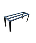 Beefy Heavy Duty Table Base For Glass Or Granite Tops Industrial Metal Frame Supports Up To 1000 Lb With 28 Inch Height