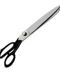Heavy Duty 12 Inch Fabric And Leather Cutting Scissors For Sewing And Crafting, Pro Grade Industrial Sharp Shears displayed diagonally