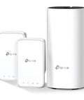 Mesh WiFi System For Whole Home Coverage Deco M3 Booster with AC1200 Speed, featuring router and two extenders.