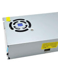 12V 20A Universal Regulated Switching Power Supply Driver for LED Strip Lights CCTV Cameras and Electronics Projects with 110V 220V Input Switch and Smart Surge Overload Protection, top view