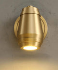 Top Tier Brass Wall Sconce With G4 Socket, modern decorative lamp fitting, warm light for walls in living rooms and bedrooms.