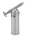 Heavy Duty Fabater Manual Oiler 80CC Stainless Steel Zinc Pump For Cars And Machinery One Handed Precision Oil Control Mess Free Application in silver finish.