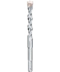 Rock Carbide SDS Plus Hammer Bit Three Eighths Inch By 16 Inch By 18 Inch With Beefed Up Four Flute Design close-up view.