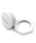 M12 1.5 Threaded Locking Blind Plugs IP68 Waterproof Nylon Hole Plugs for Junction Boxes and Control Panels Gray 10 Pack