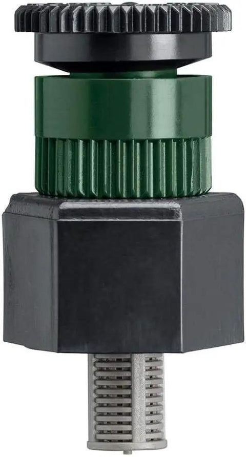 Kick Up Your Yard Work With These Heavy Duty 15 Pack Adjustable Sprinkler Heads, close-up view of adjustable spray head.