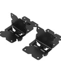 Heavy Duty Carbon Steel Gate Hinge Bolt Kit For Outdoor Fences And Gates Secure Locking Door Latch Hardware Set With Mounting Screws black hinges