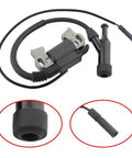 Ignition Coil For Generac GP7500E And Honda GX Series Generators, spark plug compatible, high performance replacement module, close-up view