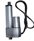 Beefy 1200N 24V DC Linear Actuator with Potentiometer Feedback, silver casing, on white background