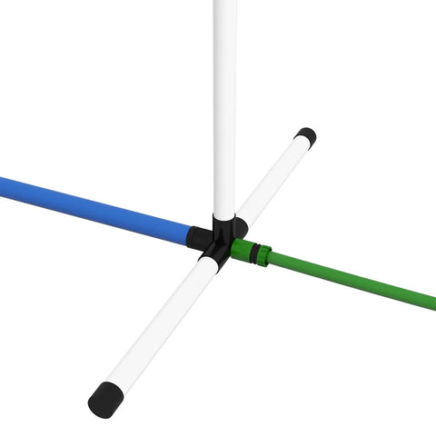 Base connection of Two Piece Dog Agility Training Equipment Set With Water Spray Tube And Weave Poles, outdoor gear detail