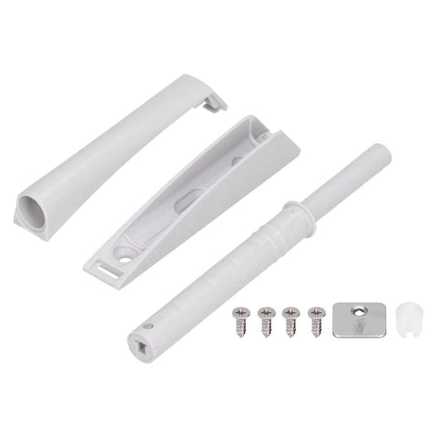 Push To Open Magnetic Cabinet Latch Set 2 Pack with screws and accessories for easy close installation