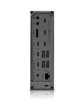 Thunderbolt Five Dock Packing Twenty Ports And Ten Gigabit Ethernet Kickass Connectivity Straight Up Powerhouse Hub USB-C ports and connectors view.