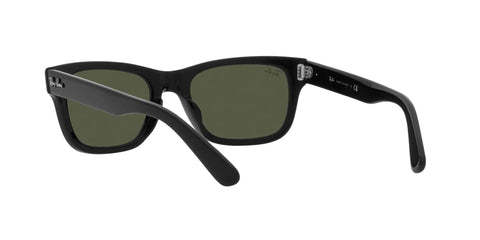 Mr Burbank Rectangular Sunglasses for Men 55mm Black and Green Frames with 100 Percent UV Protection Lenses back view