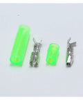 Ultimate 5 Sets Of Heavy Duty 4.0mm 1Pin Car Electrical Connector Kits Featuring Male Female Butt Terminals With Durable Heat Shrink Sheath For Any Auto Wiring Hack Or Repair Project You Might Be Doing Today, 4.0mm terminals with green heat shrink