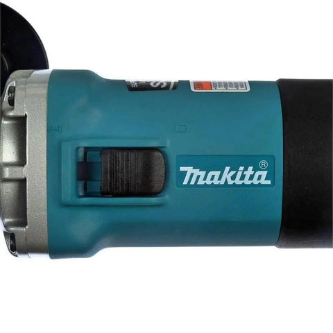 Close-up of Heavy Duty Quarter Inch Sjs Die Grinder With Six Point Six Amp Motor Pushing Up To Twenty Eight Thousand Rpm Variable Speed Trigger in teal.