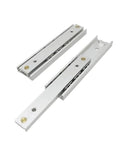 Top Shelf Side Mounted Ball Bearing Drawer Slides One Pair L140mm steel hardware for smooth cabinet access.