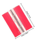 Clear Self Adhesive Acrylic Hinges For Cabinet Doors And Small Boxes 45x34mm Replacement Plastic on red background