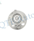 Top view of a wheel hub bearing assembly from the set of four front and rear wheel hub bearing assemblies replacement for 1998 2002 Chevrolet Prizm Non ABS 1993 1997 GEO Prizm 1993 2002 Toyota Corolla Non ABS