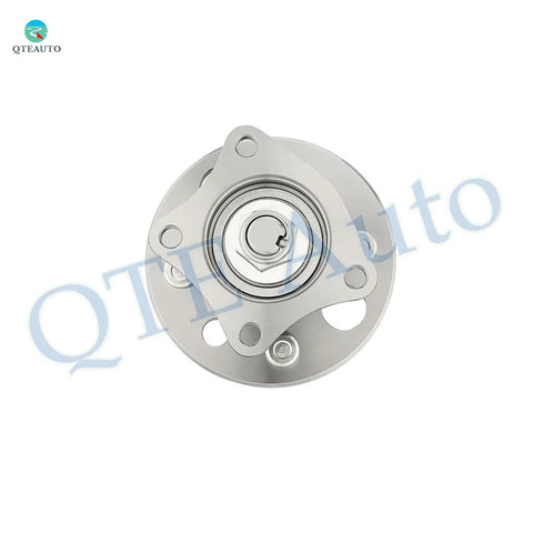 Top view of a wheel hub bearing assembly from the set of four front and rear wheel hub bearing assemblies replacement for 1998 2002 Chevrolet Prizm Non ABS 1993 1997 GEO Prizm 1993 2002 Toyota Corolla Non ABS