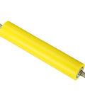 Polyurethane Coated Conveyor Roller Heavy Duty Built to Last 2 Inch Diameter by 10 Inch Length Stainless Steel Shaft Zinc Plated End