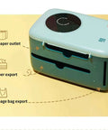 Wall Mounted Waterproof Tissue Box Holder Napkin Dispenser For Kitchen And Bathroom No Punch Holes Easy Install Blue
