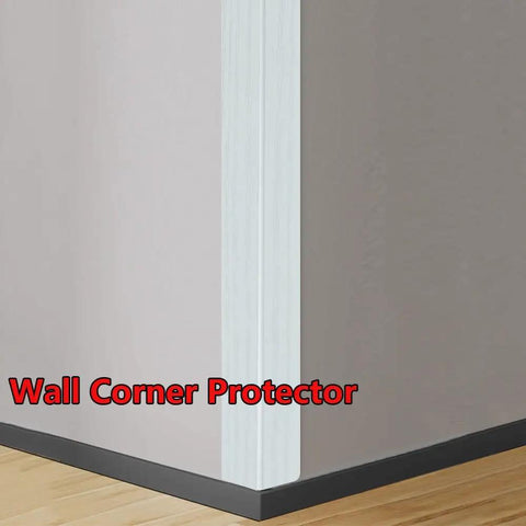 Two Pack Wood Grain Wall Corner Protector Self Adhesive L Molding Guards For Wall Door Window And Furniture Black 150 Cm Long