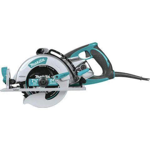 Lightweight Magnesium Hypoid Saw With Seven And One Quarter Inch Blade, 13.2 Lb Job Site Tough Power Tool, Oil Bath Tech