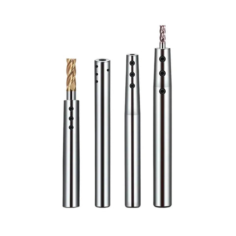 Rock Solid Seismic Side Fixed Extension Rod Keeps Firm Grip During CNC Milling And Lathe Jobs with four steel bars.