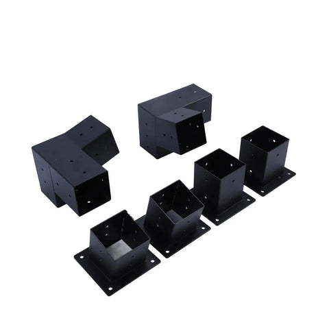 Three Way 15 Degree Pergola Bracket Kit For 4x4 Wood Posts With Pre Drilled Holes And Screws Included Built To Last Alloy Steel Canopy Carport Gazebo Patio Backyard Support For Outdoor Structures