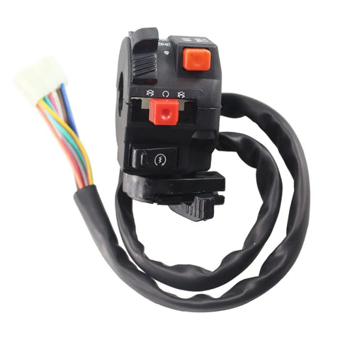 GY6 Full Electric Wiring Harness Kit Plug And Play With CDI Coil And Solenoid for Chinese ATVs, showing control module with wires