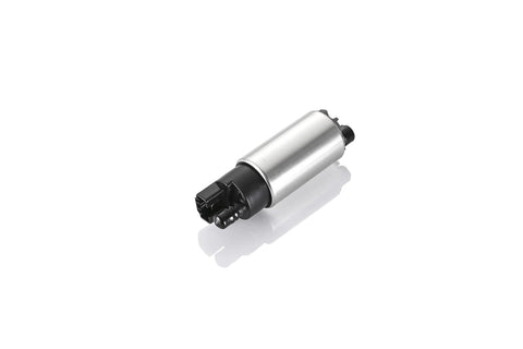 Electric Fuel Pump 12V High Flow Universal Fit For E8335 E8212 E8229 E8254 E8213 E2068 EFP382A With Three Bar Output One Hundred Plus LPH Low Five Point Five Amps Draw Anti Backflow Valve Strong Fuel Delivery For Cars Trucks And DIY Installations, silver cylindrical.