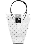 Plastic Flower Bouquet Tote Bag With Handy Handle For Floral Arrangements And Gift Packaging No Fuss Wrapping Bags