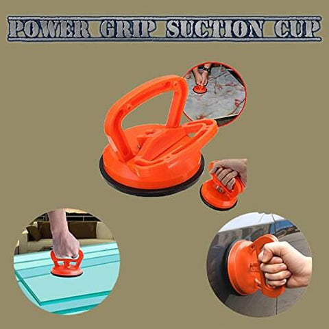 Power Grip Vacuum Cup 4-Inch with Lock And Release Handle for strong vacuum suction on glass and metal surfaces.