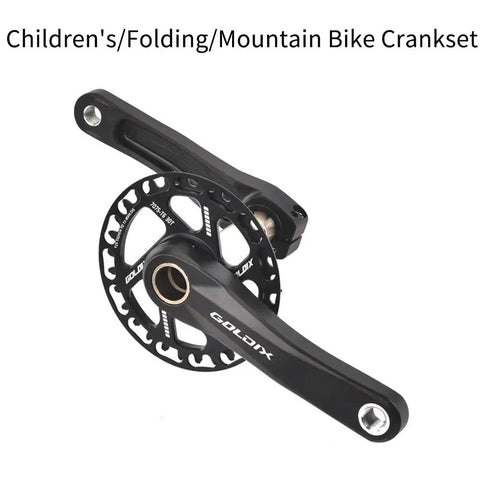 Lightweight Hollow Integrated Mountain Bike Crankset With 110-160mm Lengths, 28/30/32/34/36T Chainrings, 68-73mm Bottom Bracket