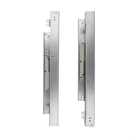 Undermount Drawer Slides Soft Close Floor Mounted 500mm Full Extension Steel Runners for home cabinets, heavy duty support