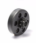 Heavy Duty 10T Centrifugal Clutch Paired With 420 Chain For 212cc Predator Engines and GC160 mods, black steel gear construction.