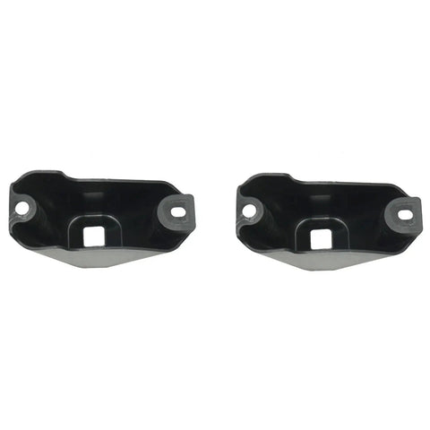 Snag These Solid Lower Grille Brackets For Tesla Model Y 2020 Thru 2022 Front Bumper Support Upgrade Heavy Duty Aftermarket Replacement Performance Parts, black plastic brackets.