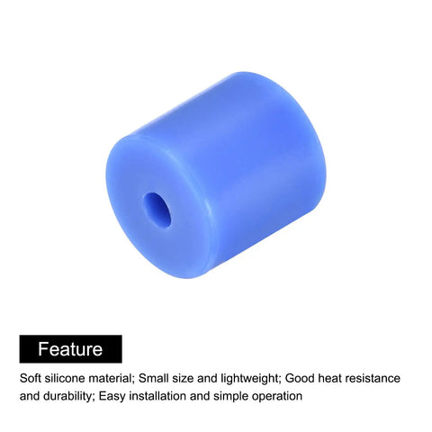 No Drama Silicone Bed Mounts For 3D Printer Hot Bed Leveling Columns And Vibration Dampeners 12 Pack Blue 16mm silicone cushion