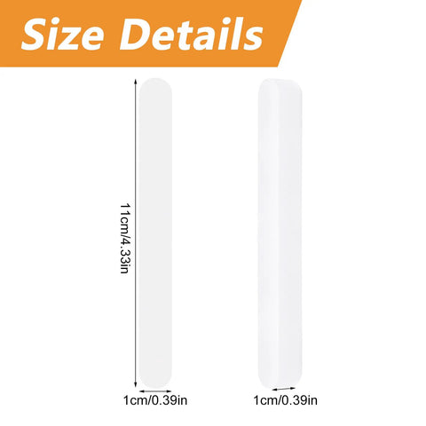 Acrylic Self Adhesive Push Pull Handles 4 Pack For Cabinets Drawers Dresser Glass Doors And Windows Matte Finish 110mm size details